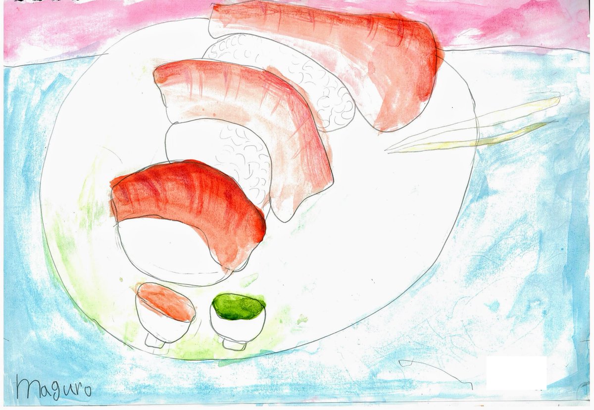 ArtLabwithPaul's tweet photo. Grade 1 PYP Artists @TISlearns focussed on careful observation to create these realistic versions of sushi and maki using watercolor paint.
#inquiryed #arted #k12art #arteducation @ibpyp #sharingpyp #pypAr https://t.co/vKCgEkRr6R