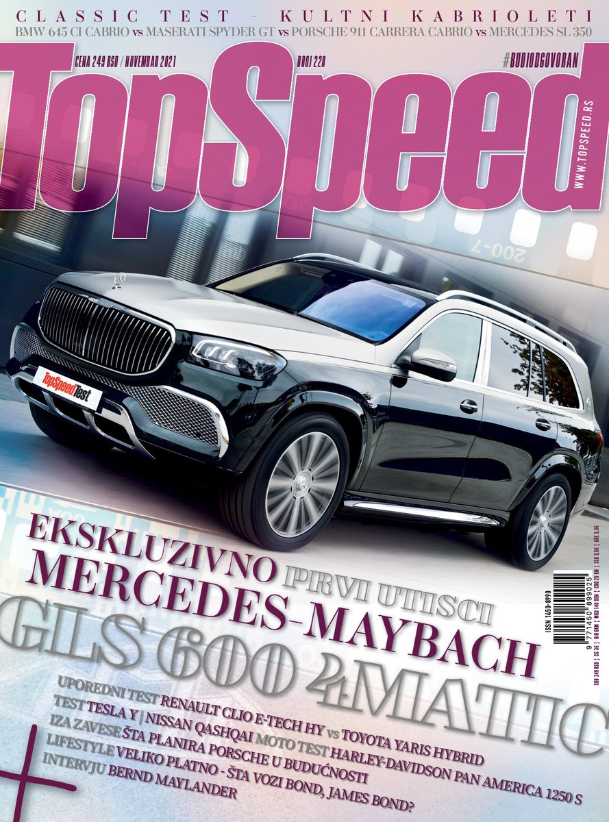 topspeedmagazin's tweet photo. Novi novembarski broj je na kioscima! #mercedes #topspeedmag https://t.co/BHUzLoImT0