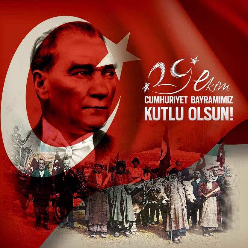 Gazi Mustafa Kemal Atatürk başta olmak üzere bizlere Cumhuriyeti armağan eden şehit ve gazilerimizi saygı ve minnetle anıyor, Cumhuriyetimizin 98. yılını coşkuyla kutluyoruz.

#29EkimCumhiyetBayramı