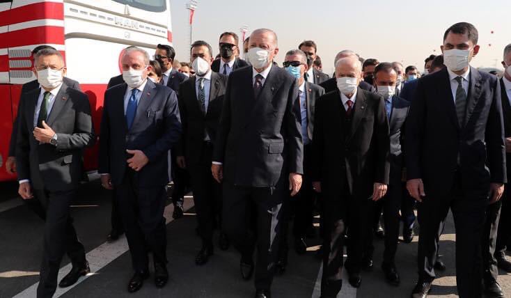 Liderimiz Sayın Devlet BAHÇELİ, Cumhurbaşkanımız Sayın Recep Tayyip ERDOĞAN ile birlikte Ankara AKM Millet Bahçesi Açılış Töreni'ne katıldı.