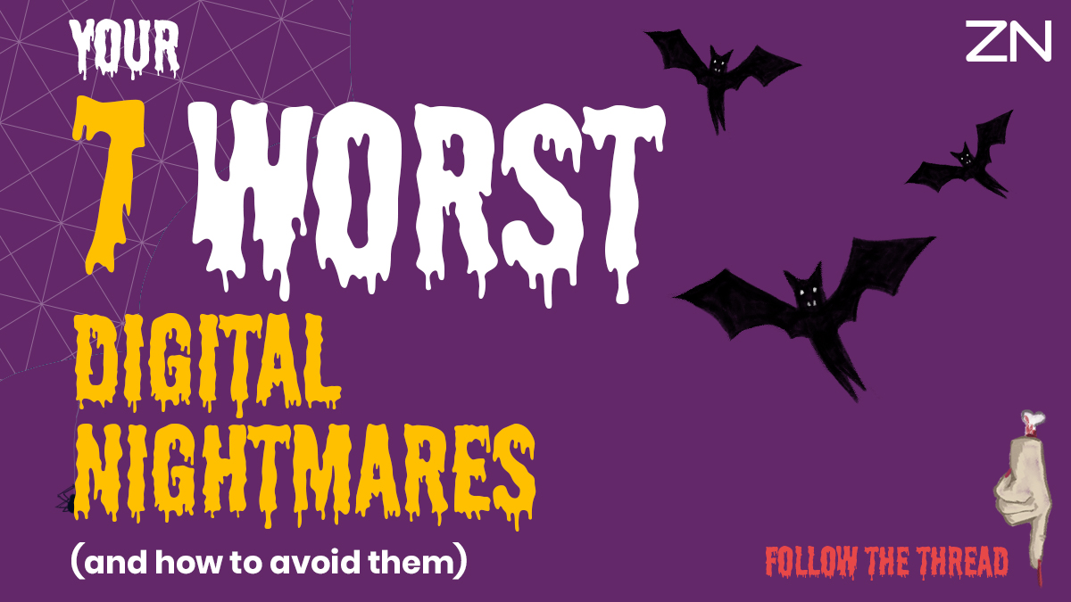 This #InternetDay, we'll show you 7 spine-tingling digital nightmares, and #spooky solutions to keep in mind during #Halloween 🎃

Which is the most recurrent nightmare for you?