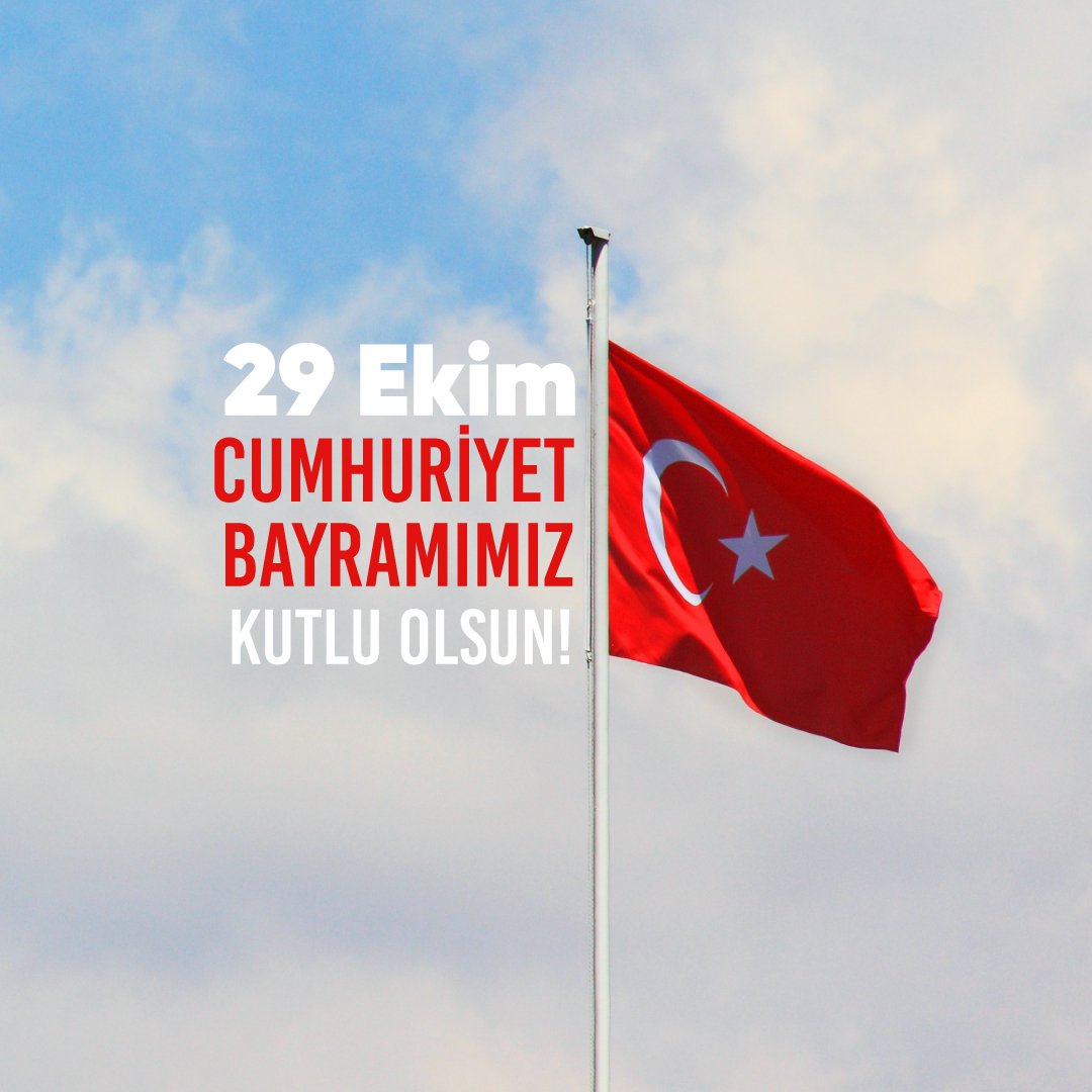 Cumhuriyetimizin 98. yılı kutlu olsun! #cumhuriyetbayramı #29ekim