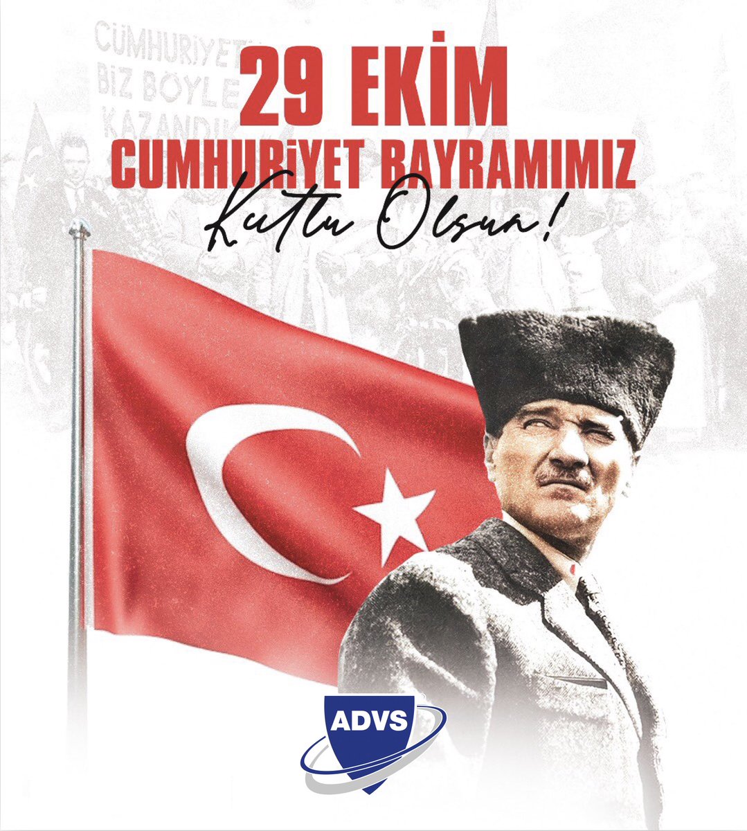 AdvsTurkiye's tweet photo. Bugün Cumhuriyetimizin yaş günü 🎂 Kutlu Olsun 🇹🇷 https://t.co/W88M1hwQ9F