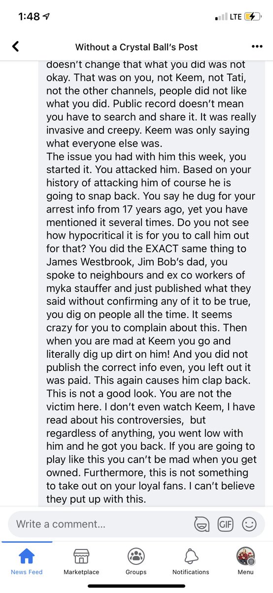 I could not resist, and I will most certainly be blocked on fb now too. #woacb 1