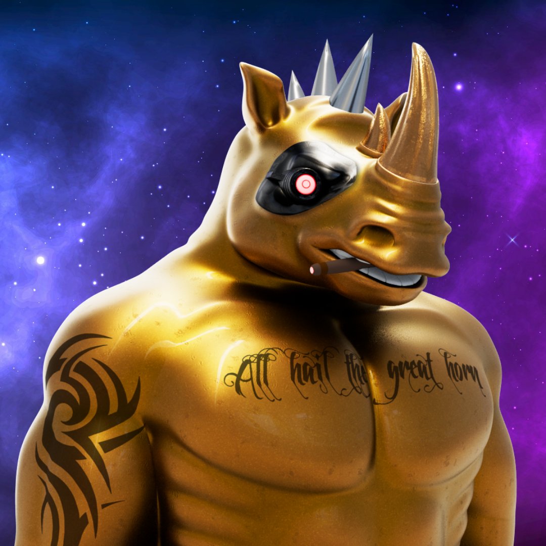 Giving away 200$ worth Space Rhino - in 60 min - to a lucky member that will:

1. RT &amp; Like
2. Follow <a href="/Space__Rhinos/">Space Rhinos - Public Mint is now Live</a> &amp; tag 3 friends
3. Join Discord discord.gg/KUyMURpYpH
 and say "Hey"+Twitter username

#NFTGiveaway #nftgiveaways