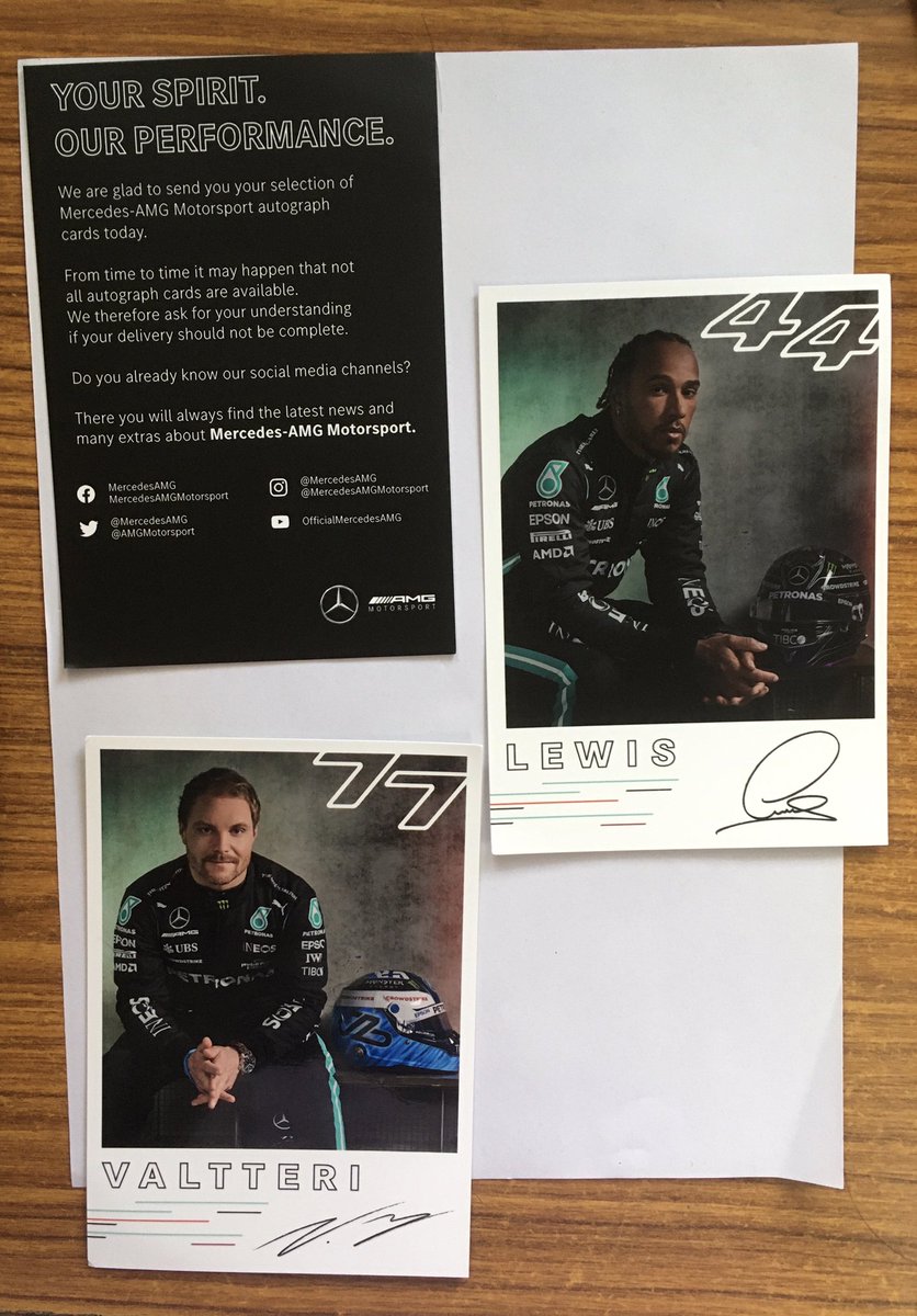 Aarush Kaushik (@kaushik4aarush) on Twitter photo Can’t believe what came in my mail today
Huge thanks to <a href="/MercedesAMGF1/">Mercedes-AMG PETRONAS F1 Team</a> <a href="/LewisHamilton/">Lewis Hamilton</a> <a href="/ValtteriBottas/">Valtteri Bottas</a>
You made my day 😊😊 Can’t believe what came in my mail today
Huge thanks to <a href="/MercedesAMGF1/">Mercedes-AMG PETRONAS F1 Team</a> <a href="/LewisHamilton/">Lewis Hamilton</a> <a href="/ValtteriBottas/">Valtteri Bottas</a>
You made my day 😊😊