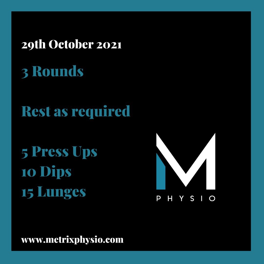 MetrixPhysio's tweet image. Day 29