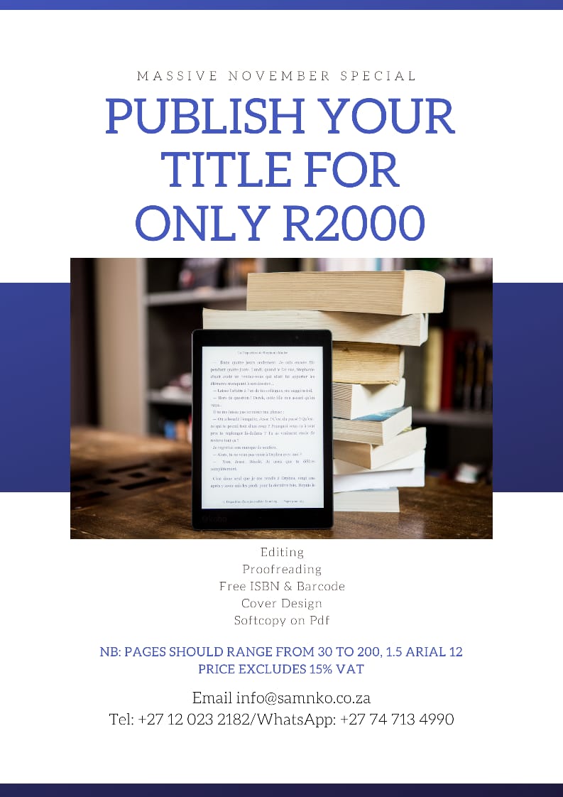 SamnkoBooks's tweet photo. November Special! 

#SamnkoBooks 
#Publishing 
#Special https://t.co/V3LaPVjVsl