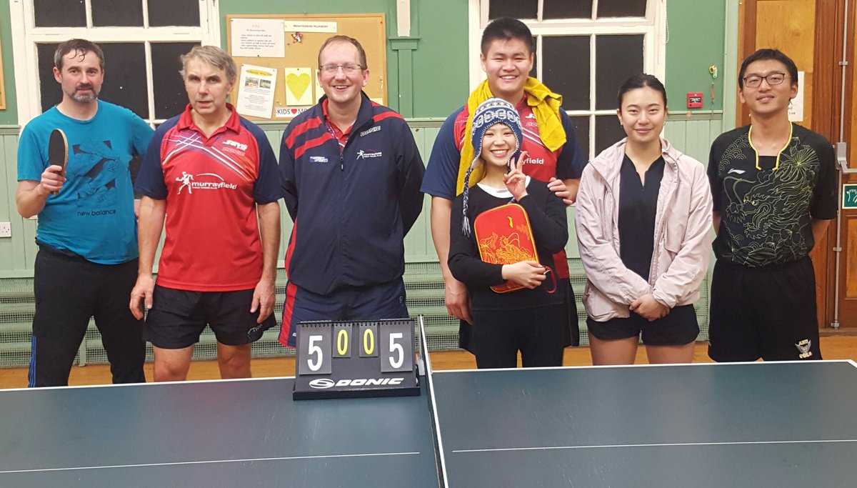 Murrayfield Table Tennis Club tweet media