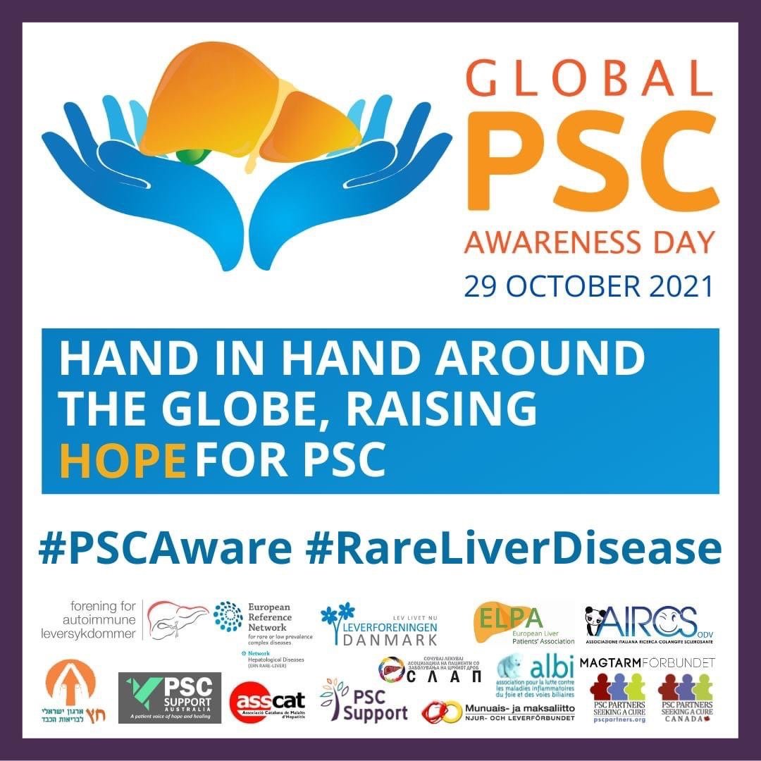 kiers's tweet image. #pscawarenessday

No cure, no treatment... Yet. 

PSC is a rare and poorly understood liver condition, affecting about 1 in 100,000 people in the UK. 

It can lead to needing a transplant, and increases the risks of a number of cancers.

#PSCAware #letsbeatpsc #rareliverdisease