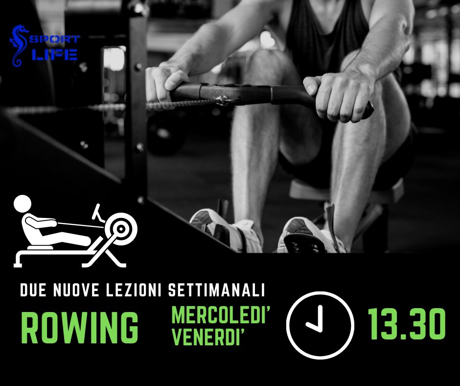 Ippocampo_Life's tweet photo. ROWING #SportLife 

Da mercoledì 3 novembre due nuove lezioni per tutti gli appassionati del nostro corso rowing.

🗓 Mercoledì e venerdì
⏰ 13.30

Unisciti a noi ▶ https://t.co/p2uqO3kdpm https://t.co/3QoaoQ6SlA