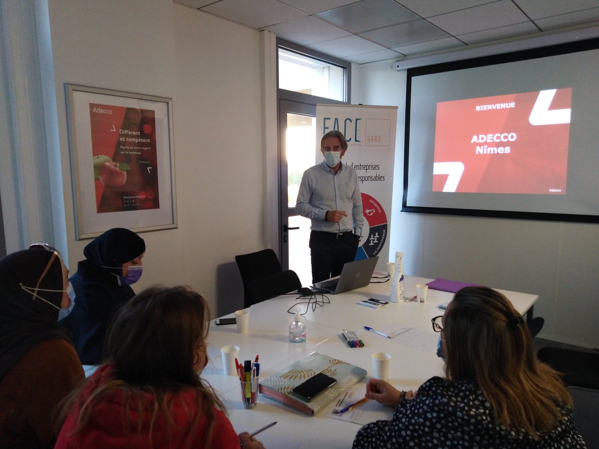 [Retour sur...] une semaine de Profilières: 3 ateliers, des échanges intéressants, un groupe assidu et enthousiaste. On continue !
#emploi #accompagnementprofessionnel #Compétences #insertion #Recrutement #Nîmes
<a href="/AdeccoNimes/">Adecco Gard</a> @pascviolet <a href="/Philblachere/">Philippe Blachere</a> <a href="/ANCTerritoires/">Agence nationale de la cohésion des territoires</a>