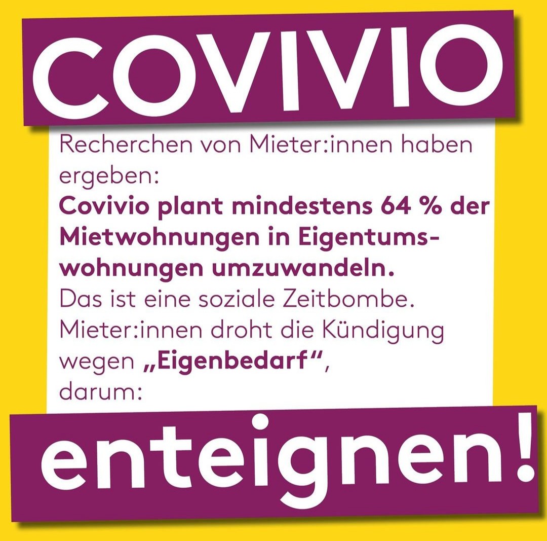 Sehr wichtig! Die großen Konzerne sind Meister der Aufteilung in Eigentumswohnungen. Deshalb muss in der Expkommission zur <a href="/dwenteignen/">Deutsche Wohnen & Co Enteignen</a> Umsetzung auch das Netzwerk <a href="/200Haeuser/">200Häuser</a> sitzen. Wir brauchen eine Lösung gegen #Umwandlung. Und die heißt #Vergemeinschaftung!