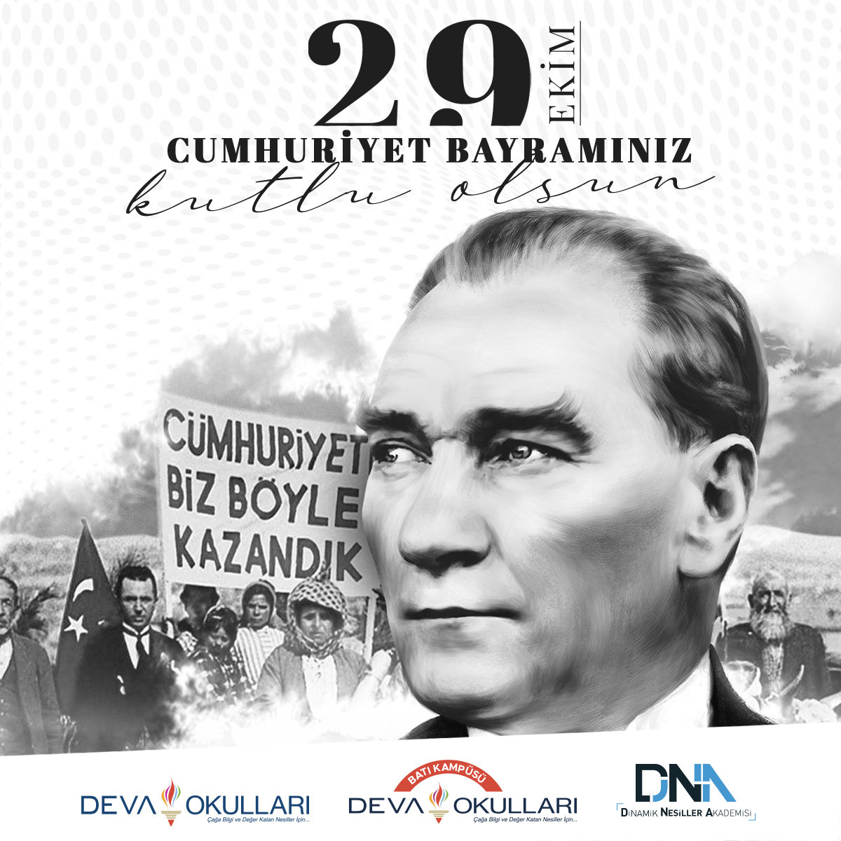 DevaOkullari's tweet photo. Ey yükselen yeni nesil! İstikbal sizsiniz.
Cumhuriyeti biz kurduk, onu yükseltecek ve
yaşatacak sizsiniz. Cumhuriyet Bayramınız
kutlu olsun.
.
.
#deva #devaokulları #okul #eğitim #öğretim
#öğrenim #tyt #yks #sınav #ingilizce
#montessorieğitimi #gaziantep #başarı
#başarınınsırrı https://t.co/6glcngXhBC