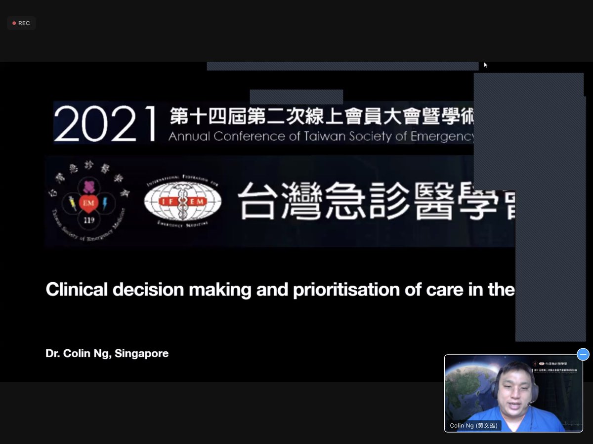 ChingHsing_Lee's tweet photo. The 7th Singapore, Hong Kong, and Taiwan EM Residents Forum in #TSEM2021 co-host by #TSEM and #EMRN Welcome Singapore EPs join in the first time! Look forward to “REAL” conference next year. #HKCEM #SEMS https://t.co/BNcmLo9GG0