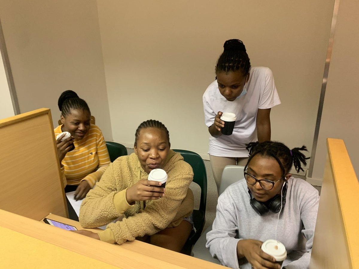 unamsrcofficial's tweet photo. As part of our Exam Support drive, last night the UNAM SRC provided free coffee, tea and hot chocolate to students studying on campus. The team was stationed at the Study Centre. βοΈ π#UsWeAreGoingToPass #WeMustGraduate βπΎ https://t.co/Y7KKCpFcrM