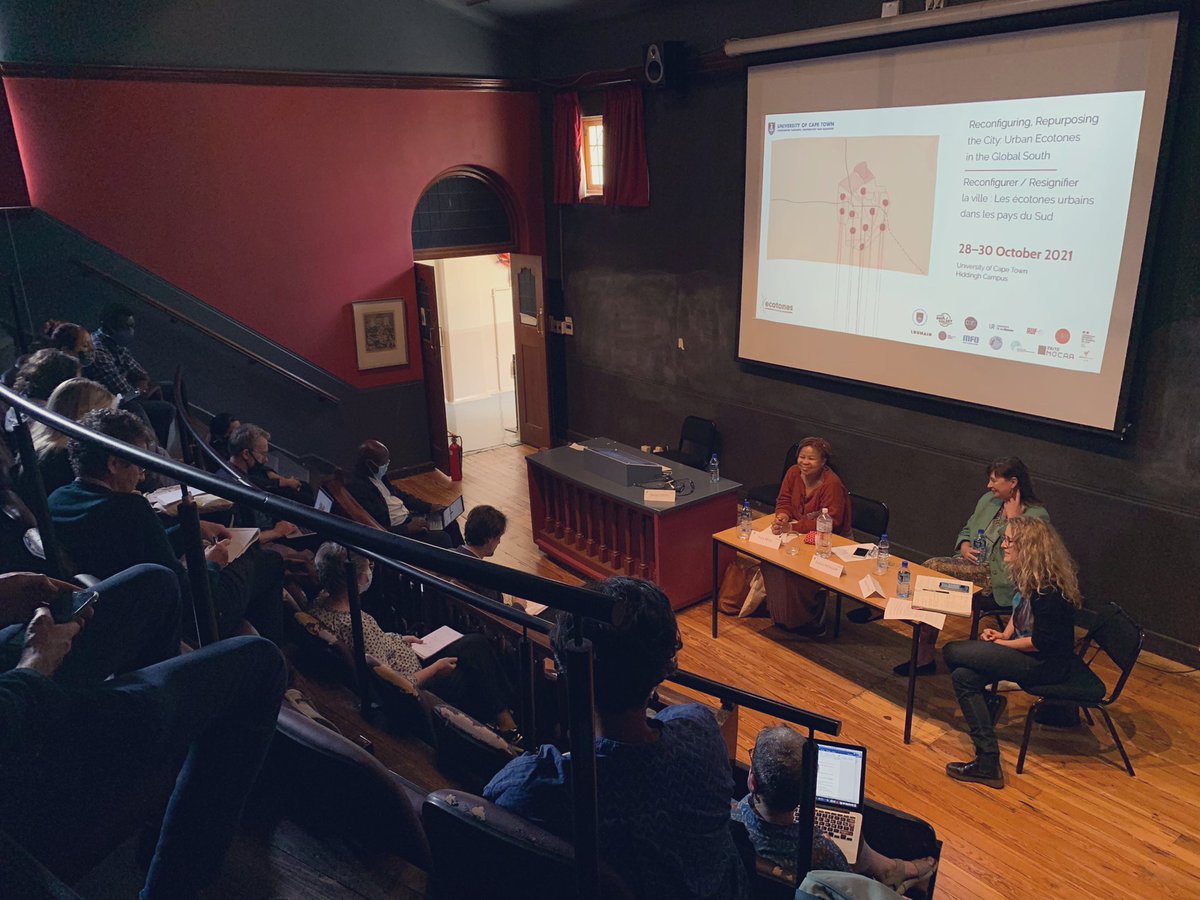 arnaudrichard's tweet photo. [#Ecotones #Conference #7] Day 2 @UCT_news « Reconfiguring / Repurposing the City: Urban Ecotones in the Global South » in partnership with @univpaulvalery @drifupv #EMMA #LHUMAIN @Univ_Reunion #DIRE @CNRS #CERI #SciencePo @IFAS_Research @auf_org  #UCT #CapeTown @FranceCapeTown https://t.co/WucaHqH264