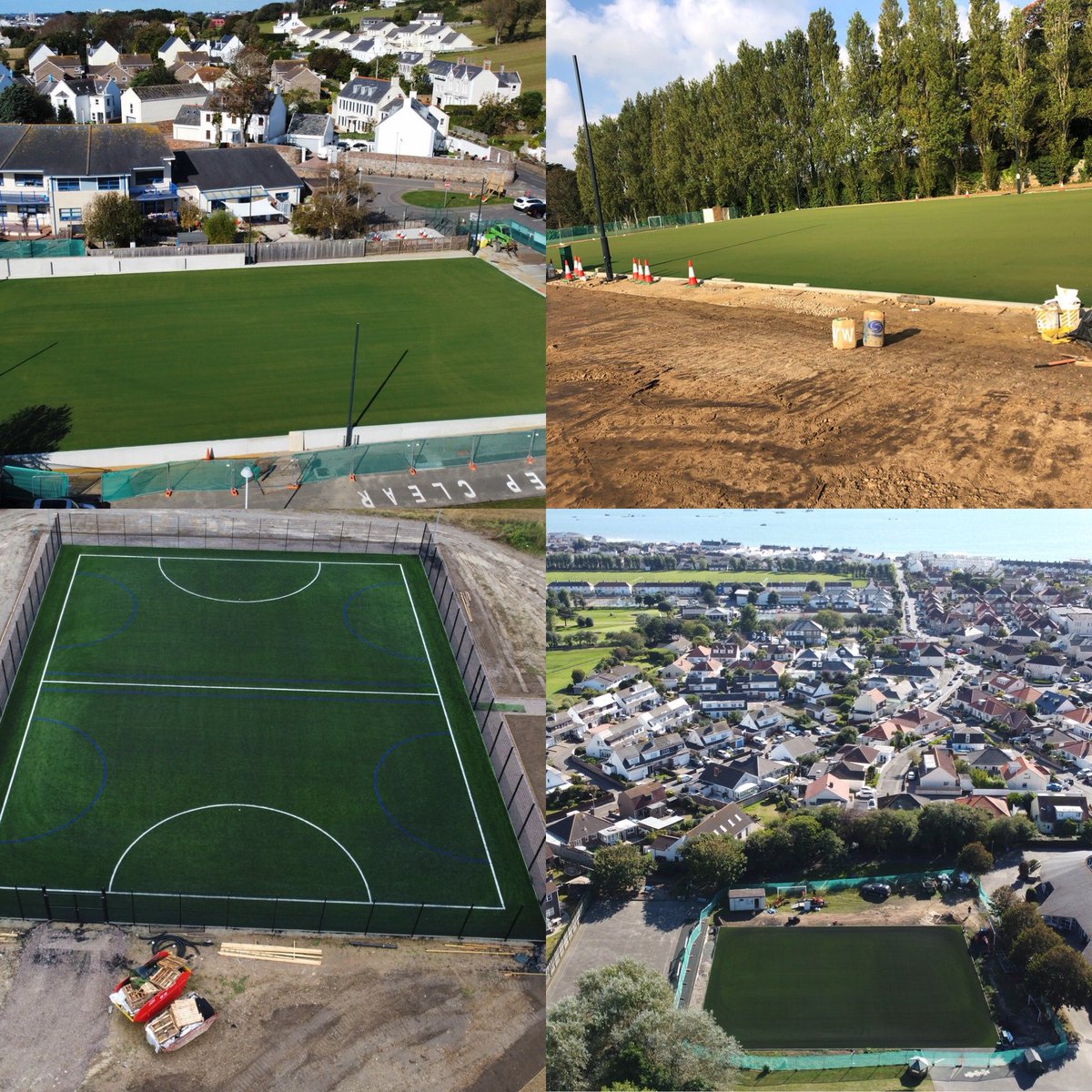 We’ve been flying into our Autumn programme with these 4 projects using <a href="/DessoSport/">Desso Sports Systems</a> 
#sports
#install