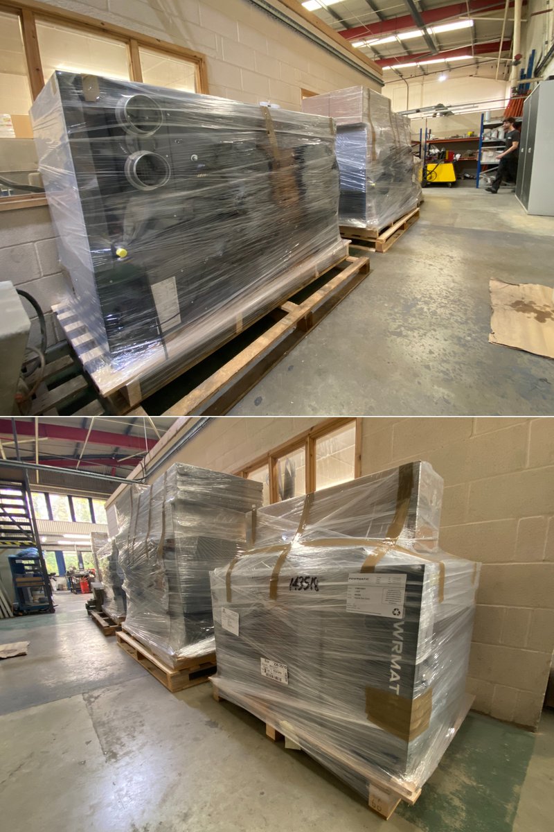 Industheat's tweet photo. @powrmatic #heaters on site waiting to be installed this week #keepingthenationwarm #busy https://t.co/BA1PsVE068