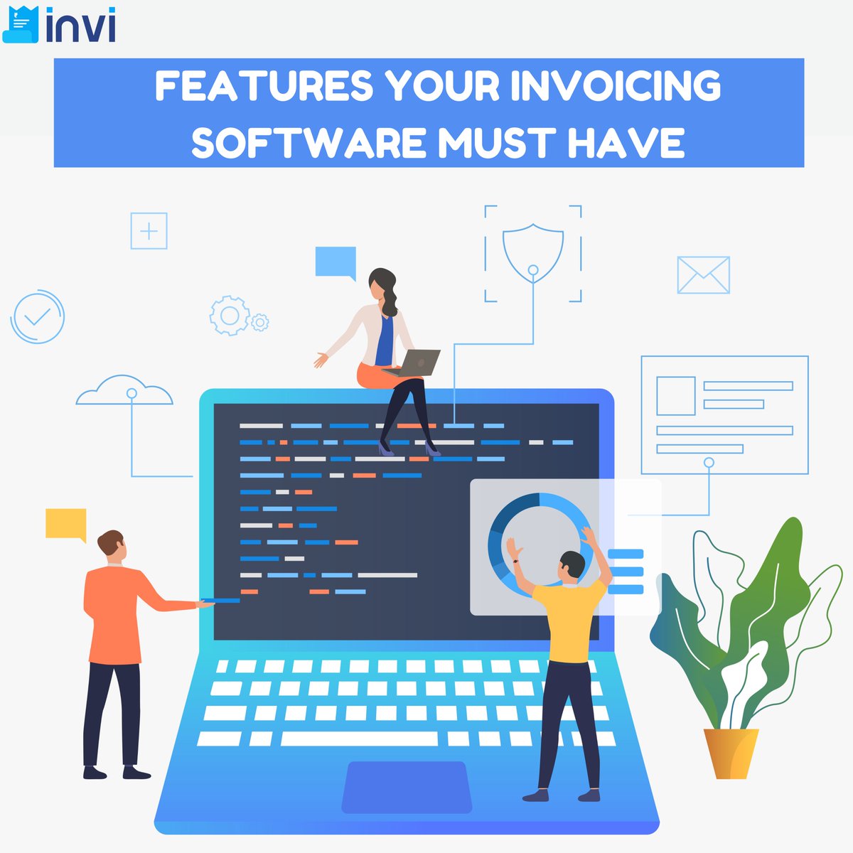 There are many invoicing softwares available in the market today. Do you know which one actually benefits your company? 
Consider these major features while choosing invoicing software that will help your business scale to grow. 
Read complete blog at - blog-inviindia.com/features-your-…