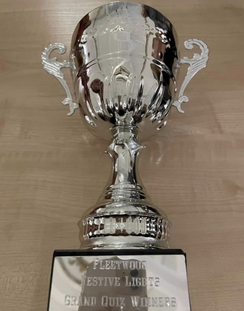 Well done to our Festive lights quiz team who came 1st out of 19 teams! Thank you to our fabulous Vice President Debby for your lovely words and to you and all our lovely members who took part, you certainly did us proud 🎄❤️