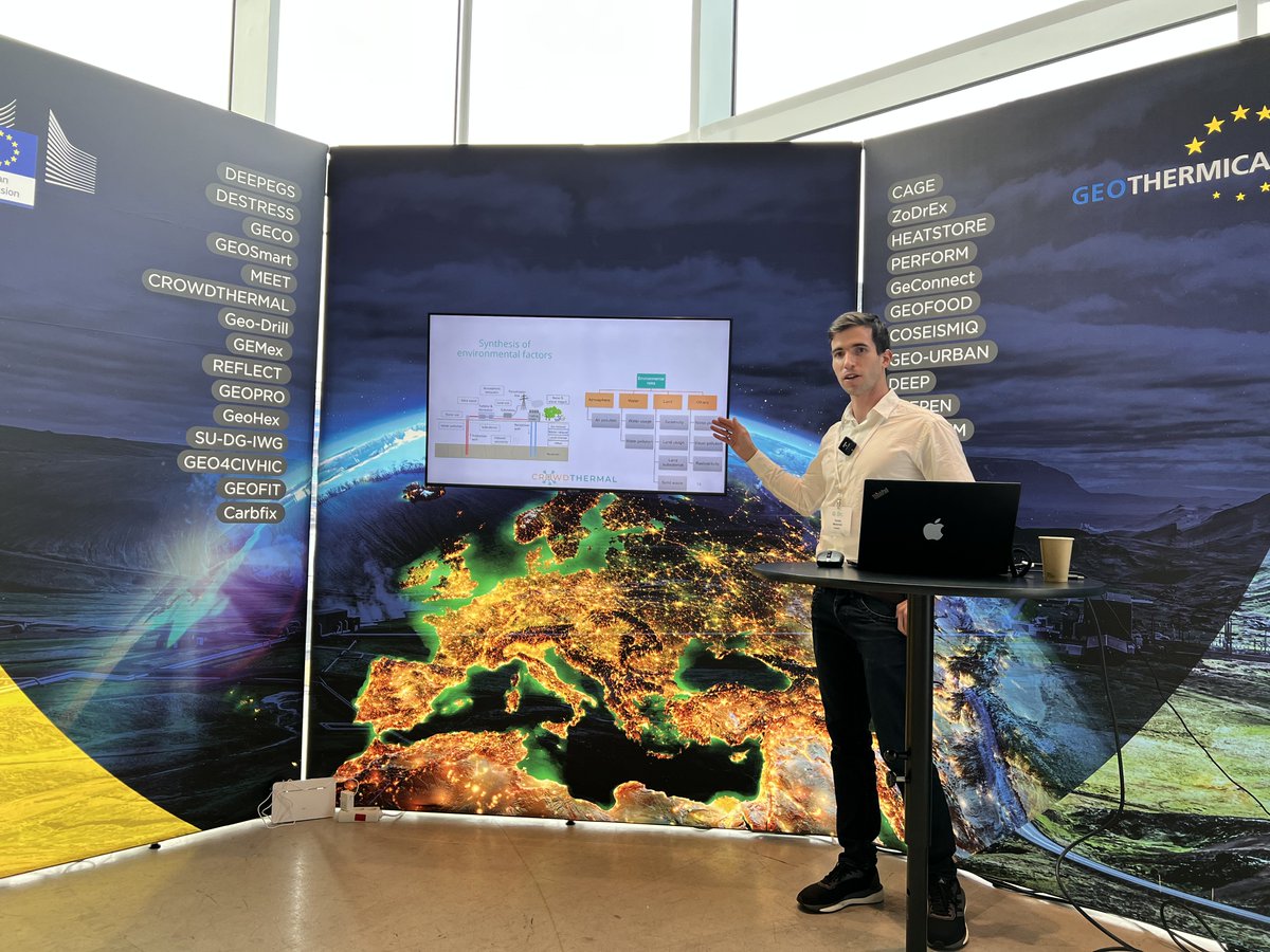 On Tuesday (26/10) <a href="/miktamas/">Tamas Miklovicz</a> (<a href="/EfgInfo/">European Federation of Geologists (EFG)</a>) was invited to contribute to the panel discussion at <a href="/WGCongress2020/">World Geothermal Congress 2020</a>. In this opportunity, he talked about #crowdfunding ✅, the #CROWDTHERMAL project✅, and introduced the upcoming Core Services that are being developed✅
#CROWDTHERMAL4ALL