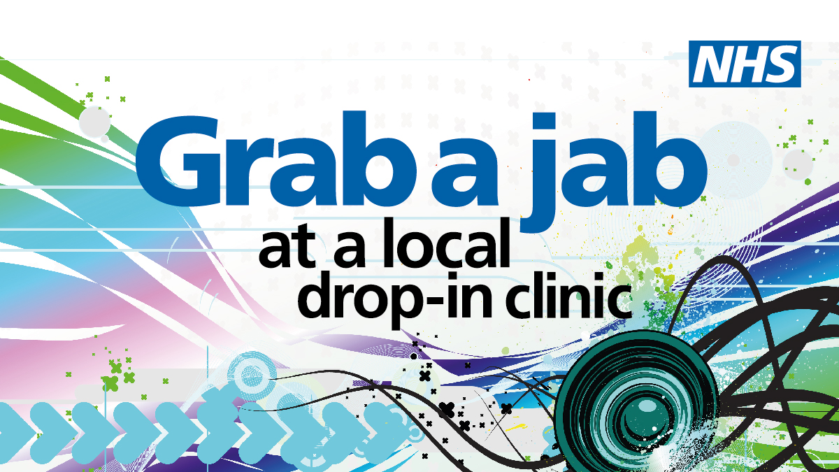 Today, 9am to 5pm, Camborne Community Centre will have a pop-up vaccination clinic giving out Pfizer. So if you are aged 16 or older come on down and get your vaccine. 

No need to book just walk-up! It is the best way to protect yourself.

kernowccg.nhs.uk/your-health/co…

#GrabAJab