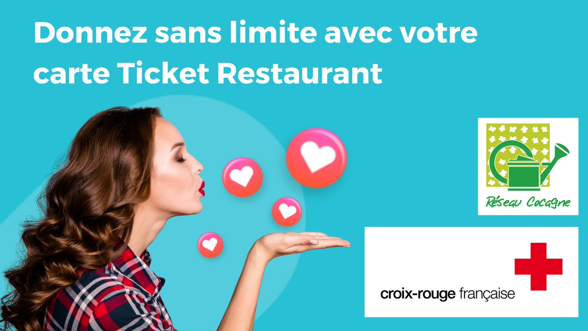[#SolidaritéFriday] Utilisons nos #titresrestaurant pour aider, en faisant un #don à :
❤️ <a href="/CroixRouge/">Croix-Rouge fr</a> 
🍏 <a href="/reseaucocagne/">Réseau Cocagne</a> 
Vous pouvez désormais donner vos #TicketRestaurant sans limite de montant, depuis votre application MyEdenred !

#solidarité #Restauronslasolidarité