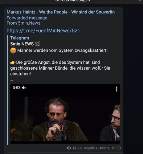 SchwarzePalmen's tweet photo. War leider abzusehen: Die rechte #Querdenken-Bubble entdeckt gerade den #Maskulinismus und #Antifeminismus https://t.co/bvXhb7YcWF