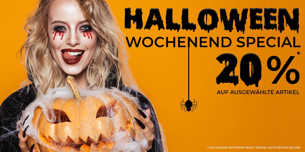 EASY_SmartHome's tweet photo. 🎃 Wir haben an diesem Wochenende nichts Süßes oder Saures zu bieten. Dafür gibt es aber ordentliche Prozente auf ausgewählte Artikel im EASY Shop! Wir wünschen fröhliches Gruseln! 👻
▶️https://t.co/DchaPKTWbi
#halloween #prozente #milight #easyled #easyonlineshop #led #stripes https://t.co/hgRUcXuImG