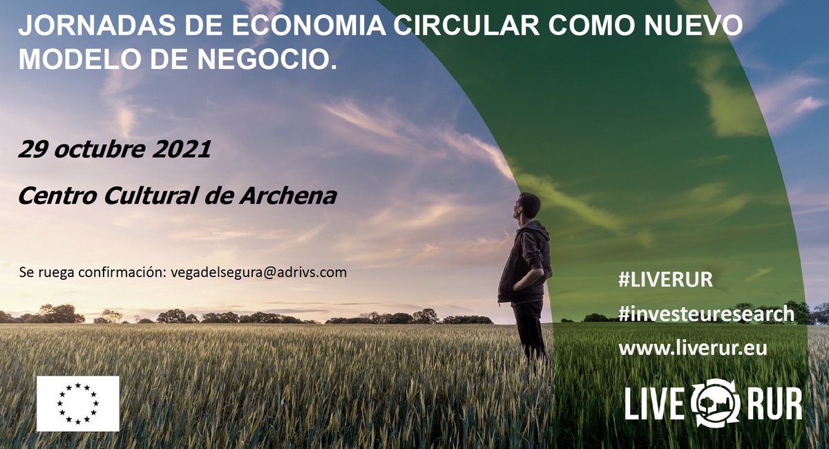 📢 LIVERUR #REGIONALEVENTS

Today our partner  <a href="/Adrivegadelseg1/">Adri@vegadelsegura.org</a>  will hold it's final event, with the participation of <a href="/dheiser85/">David C. Heiser</a>  project coordinator of  #LIVERUR from the <a href="/UCAM_OPRI/">UCAM_OPRI</a> 

Follow the event all morning through YouTube ➡️youtube.com/channel/UCMafO…