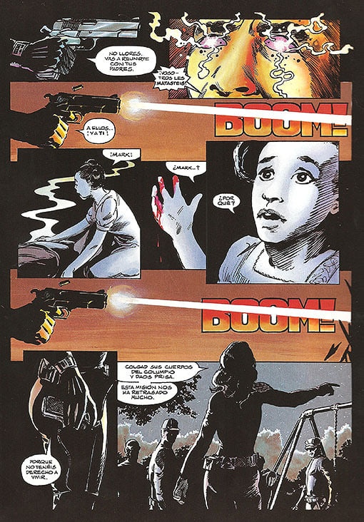 vincentgambini's tweet photo. Cuando me dicen que Marvel Comics son pijameros para niños y el cómic adulto es el cine de Snyder...estás viñetas tienen 40 años... https://t.co/QYnlD8zp8N