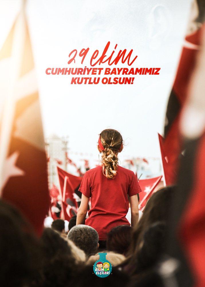 Ey yükselen yeni nesil! İstikbal sizsiniz. Cumhuriyeti biz kurduk, onu yükseltecek ve yaşatacak sizsiniz.

Mustafa Kemal Atatürk

29 Ekim Cumhuriyet Bayramımız Kutlu Olsun! 🇹🇷
