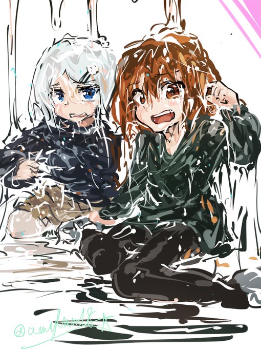 15枚目、ドロドロのローションまみれにされる枕さんち(@makura8711 )の子の雨宮凉ちゃんと木下愛美ちゃん!
ここ最近でいちばん、流体感がよく描けた気がする(自賛) https://t.co/GXsRWW9Z0Q 