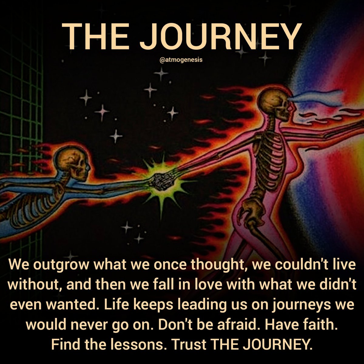 atmogenesis's tweet photo. The beautiful journey of today can only begin when we learn to let go of yesterday. https://t.co/5SQ6GMMkmk