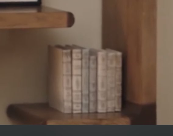 andrewtghill's tweet photo. Forget the metaverse, what are these books in Zuckerberg’s real home? First editions, stacked randomly, as billionaires do? Or fake books, like the ones in IKEA showrooms? https://t.co/HK5uoxYlNo