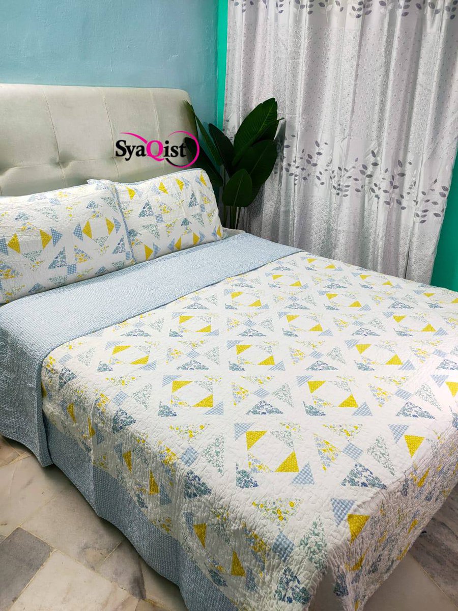 noraaalee's tweet image. Gila punya senang nak kemas katil sekarang uolss.. Maklumlaa guna cadar #SyaQist 😘

Hampar gitu-gitu jerkk..siap!
Benda boleh bagi senang, buat apa nak susah-susah kan 🤗

#TeamSyaQist
#senangkejemengemas
#premiumprinted