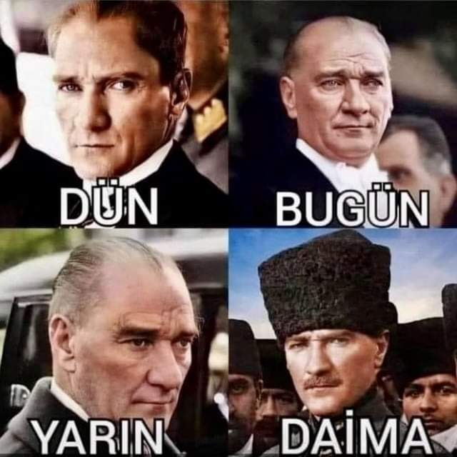 seda_kaygi's tweet photo. 🇹🇷🇹🇷

Kendini Anlatana Değil,
Tarihin Anlattığına
     LİDER DENİR..

Cumhuriyet Bayramımız 
       Kutlu olsun...🇹🇷🇹🇷 #29ekimcumhuriyetbayramı https://t.co/GDTxLFUA52