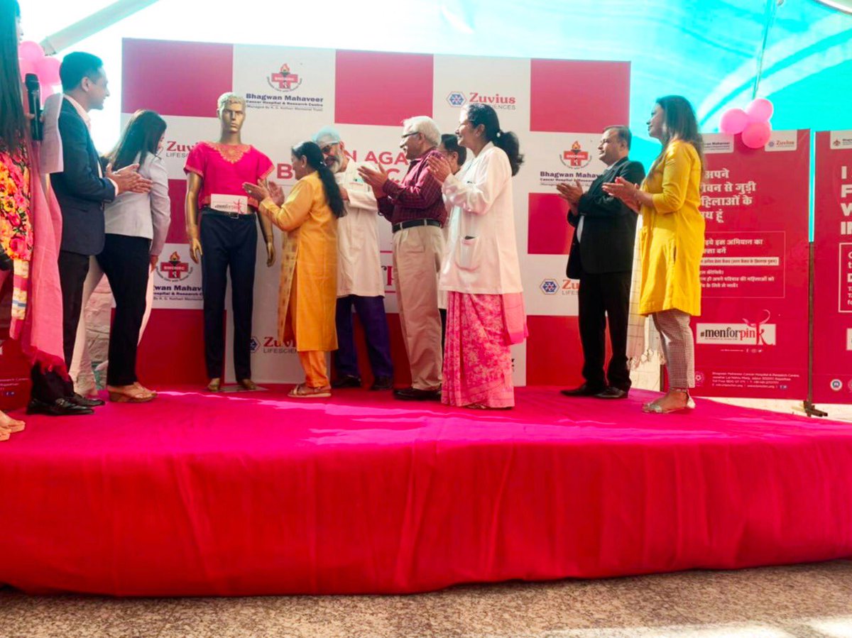 Zuvius's tweet photo. The real #menforpink &amp; a real fighter Zuvius Lifesciences @bmchrcjaipur 
Know more at https://t.co/F5sLwcpw0y
#oncology #cancerprevention #cancerawareness #cancersurvivor #cancersupport https://t.co/iUMSgCFkzT