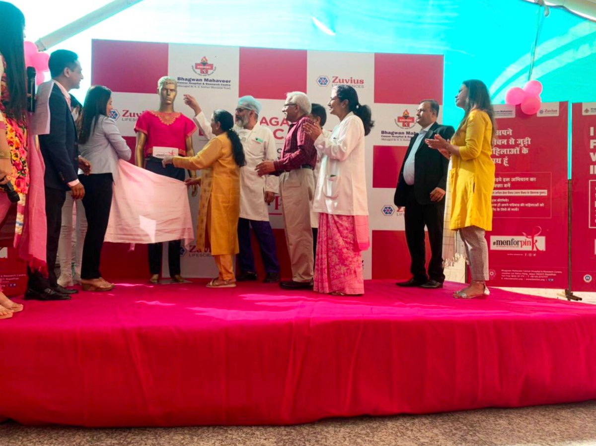 Zuvius's tweet photo. The real #menforpink &amp; a real fighter Zuvius Lifesciences @bmchrcjaipur 
Know more at https://t.co/F5sLwcpw0y
#oncology #cancerprevention #cancerawareness #cancersurvivor #cancersupport https://t.co/iUMSgCFkzT