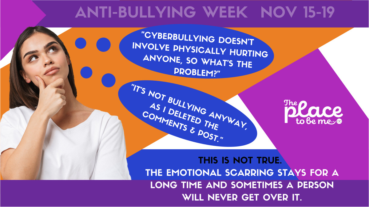 TP2Bme's tweet photo. This month is National Bullying Prevention Month & November 15th - 19th is Anti-Bullying Week. & ‘One Kind Word’ is this year's theme. Emotional, physical and psychological bullying ALL have long lasting effects even if you can't see it.
#SayNo2Bulling #TP2BME #OneKindWord https://t.co/E24NWE4kPC