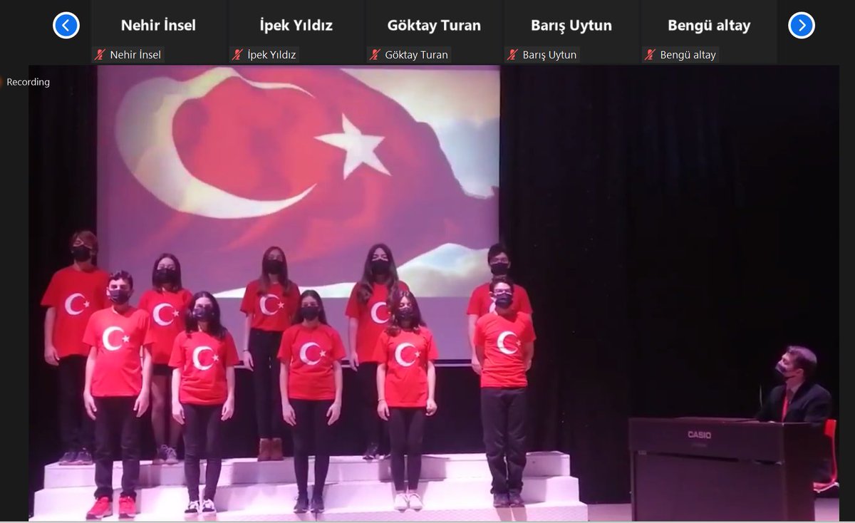 Cumhuriyetimizin 98.yılı, online törenimizle coşku ve gururla kutlandı. 🇹🇷🇹🇷

#29EkimCumhuriyetBayramı 
#BahçeşehirKoleji ❤️💙