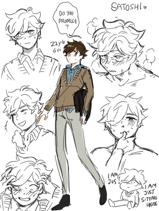 v quick doodle dump of an oc i was thinking of 🤔 not settled on hair yet 