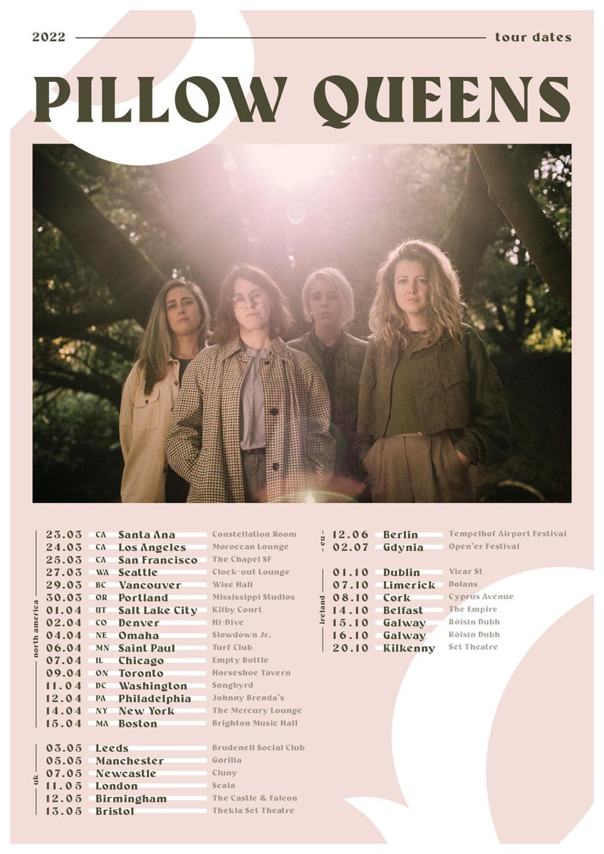 Tickets go on sale in one hour for <a href="/PillowQueens/">Pillow Queens</a> world tour. Who else is hovering over the button waiting to get one? 👀 jacksmedia.net/2021/10/28/pil…