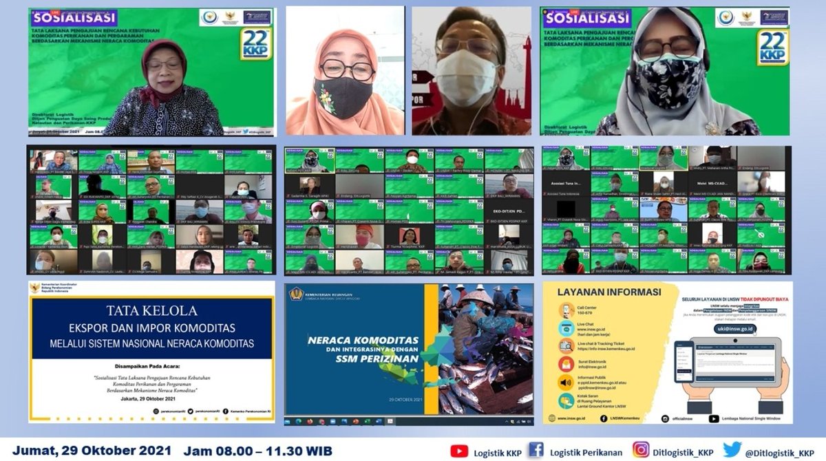 Ditlogistik_KKP's tweet photo. #SahabatPerikanan Telah dilaksanakan Sosialisasi Tata Laksana Pengajuan Rencana Kebutuhan Komoditas Perikanan dan Pergaraman Berdasarkan Mekanisme Neraca Komoditas, secara daring.
@kkpgoid
@DitjenPDS_KKP
@ArtatiWidiarti
#LNSW
#SNANK https://t.co/HNbXzegs1Z
