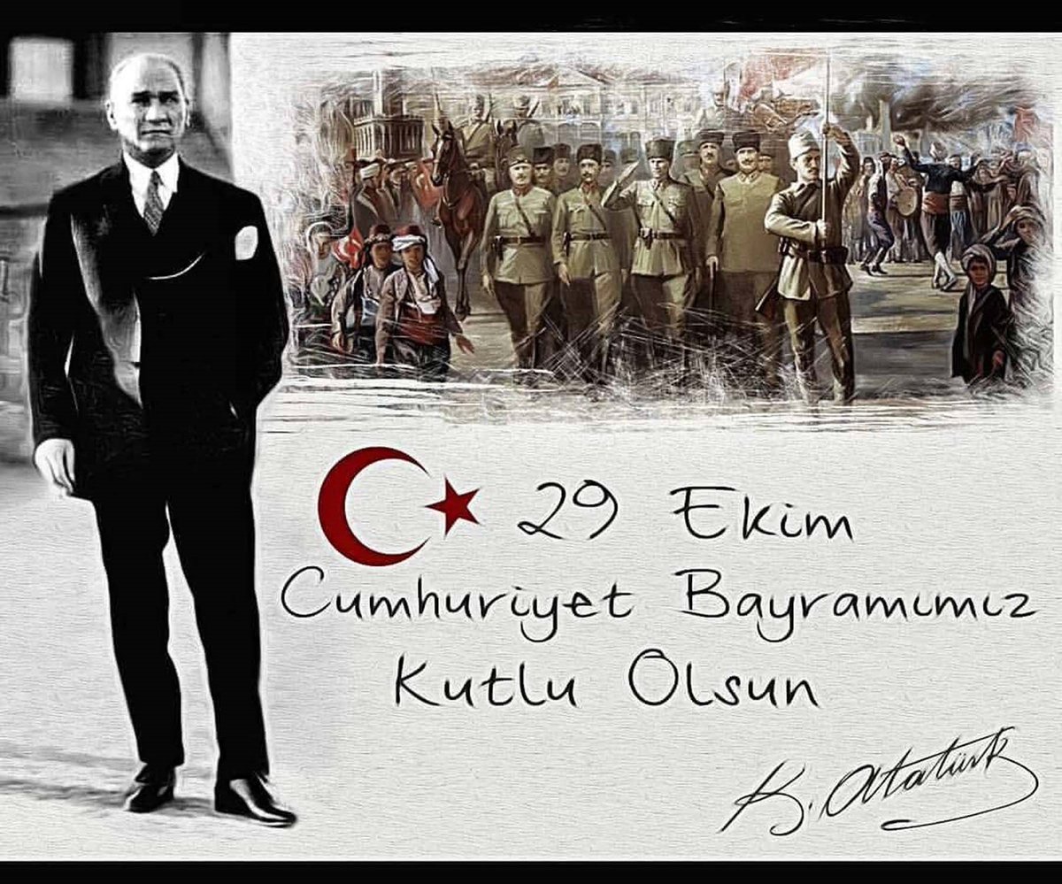 Cumhuriyetimizin 98. yaşı kutlu olsun.