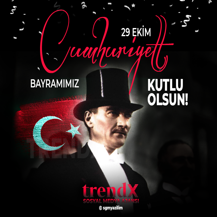 sgmyazilim's tweet photo. Benim naçiz vücudum nasıl olsa bir gün toprak olacaktır. Fakat Türkiye Cumhuriyeti ebediyen yaşayacaktır. Mustafa Kemal Atatürk

29 Ekim Cumhuriyet Bayramımız Kutlu Olsun!🇹🇷🇹🇷

#29ekim #29ekimcumhuriyetbayramı #29ekimcumhuriyetbayramımızkutluolsun https://t.co/0WyHZ3lEy4