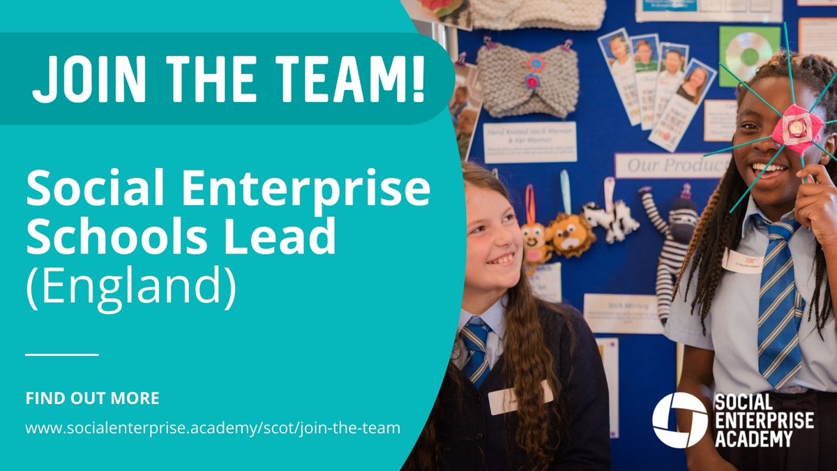 SocEntAcademy's tweet photo. After huge success in Scotland, we're looking for someone to lead the growth of #SocEnt Schools in London! If you're excited by the thought of shaping &amp; delivering a programme with such a significant impact on young people, we'd love to hear from you!
➡️ https://t.co/NBktAnUkv3 https://t.co/CiNf9Otj8R