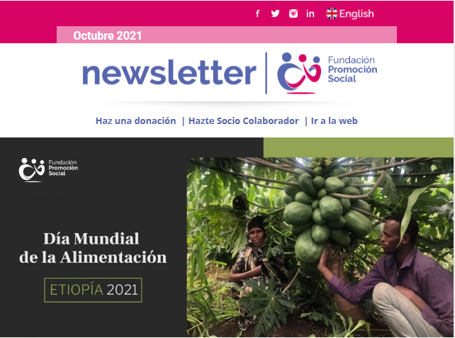 PromSocial_ongd's tweet photo. Toda la actualidad de @PromSocial_ongd en la última edición de la #newsletter #WorldFoodDay🚜 #Etiopía 🇪🇹#DiaInternacionaldelasMujeresRurales🧕#Palestina 🇵🇸 #workshop 📈#Egipto 🇪🇬 #CEMOFPS #webinar ‼️#Afganistán 🇦🇫 🤿#Perú 🇵🇪 https://t.co/XcDhWMjUcn