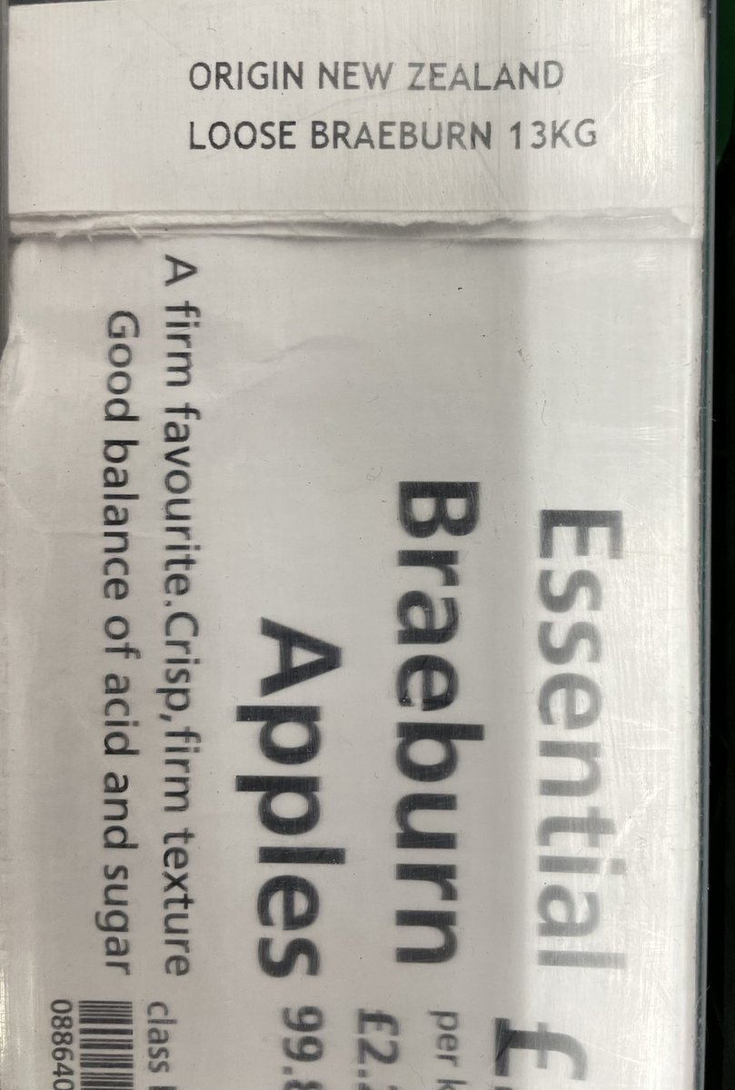 ParryEira's tweet photo. @waitrose why in a country that grows lots of beautiful apples am I presented with this? I don’t want apples from New Zealand. 
#climatecrisis #foodmiles https://t.co/Js7wxXkU1Q
